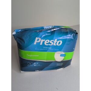Drylock Presto Supreme Classic Protective Underwear Small 25-32" Max Absorb